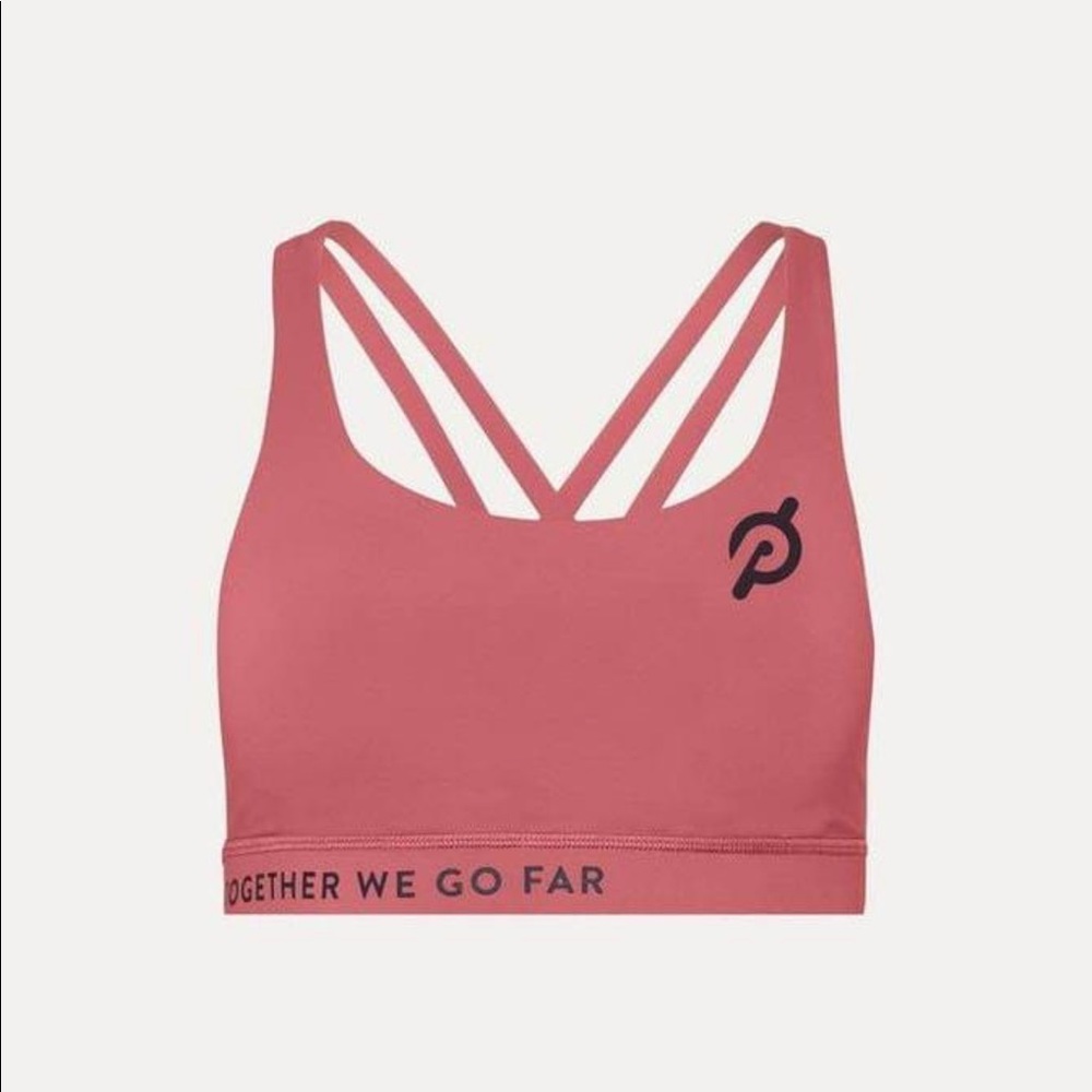 Peloton Lululemon Cherry Tint Energize Bra